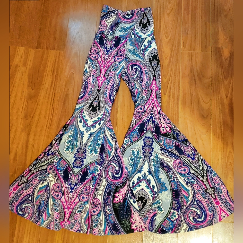 Purple Vintage Flare Bellbottoms